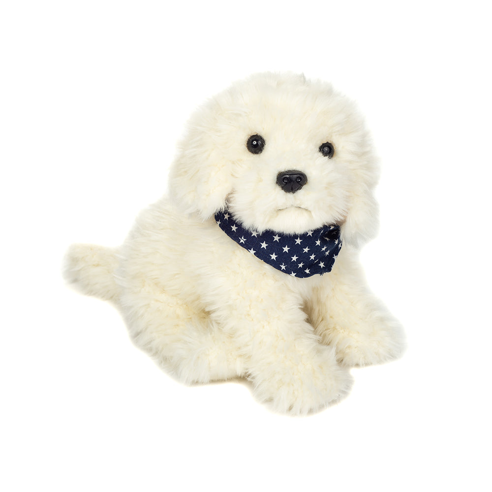 Teddy Hermann Siddende Labradoodle hvid 28 cm
