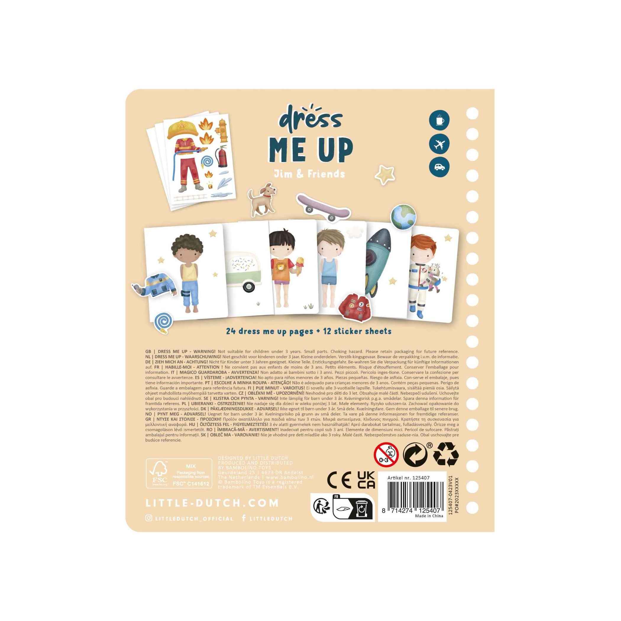 Little Dutch Dress Me Up, Jim & Friends