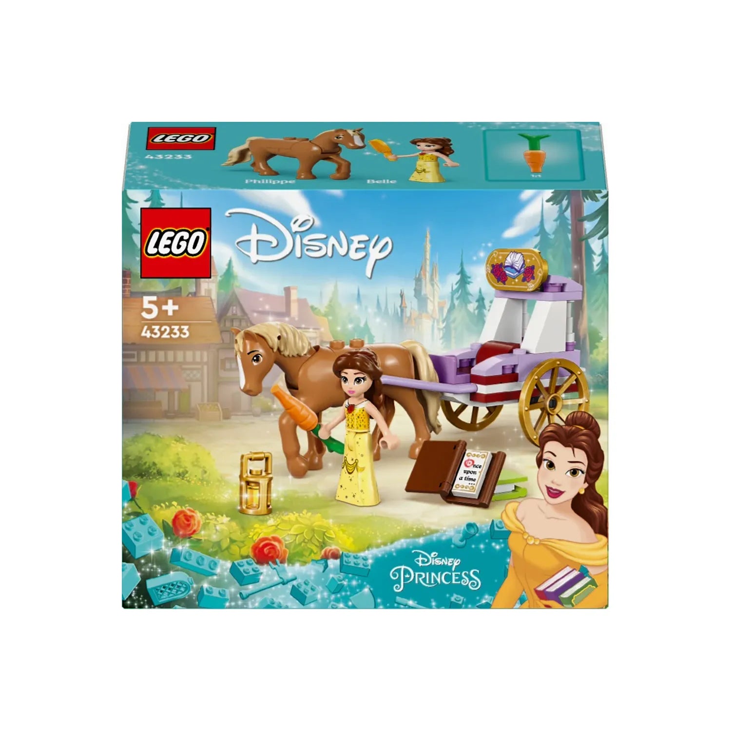 LEGO® Disney Princess Belles eventyr-hestevogn 43233