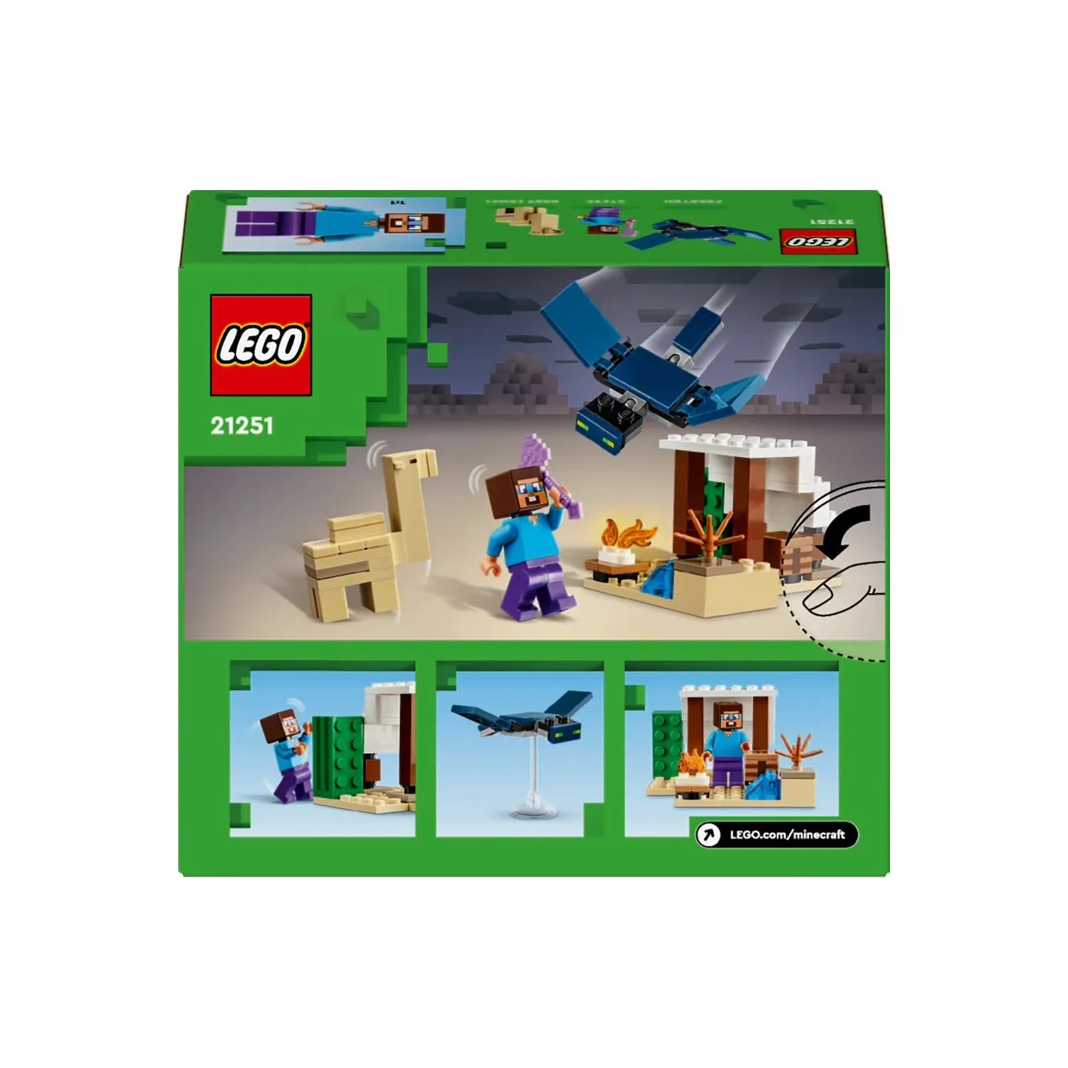 LEGO® Minecraft Steves ørkenekspedition 21251