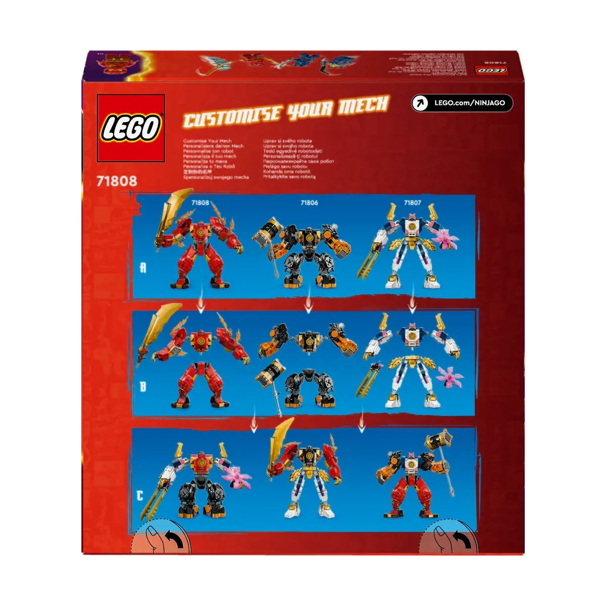 71808 Lego Ninjago Kais Ild-elementrobot
