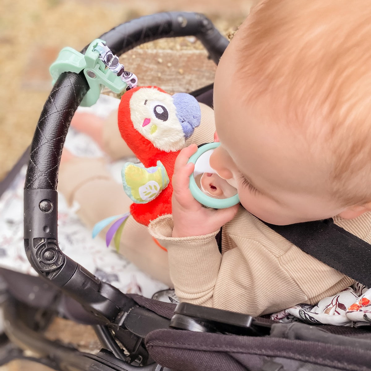 Playgro Rangle med clips, Fuglen Dingly Dangly