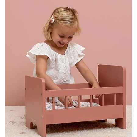 Little Dutch Dukkeseng med sengetøj, Rosa