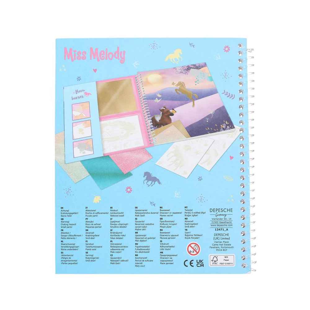 Miss Melody Stickersbog, Stick & Shine