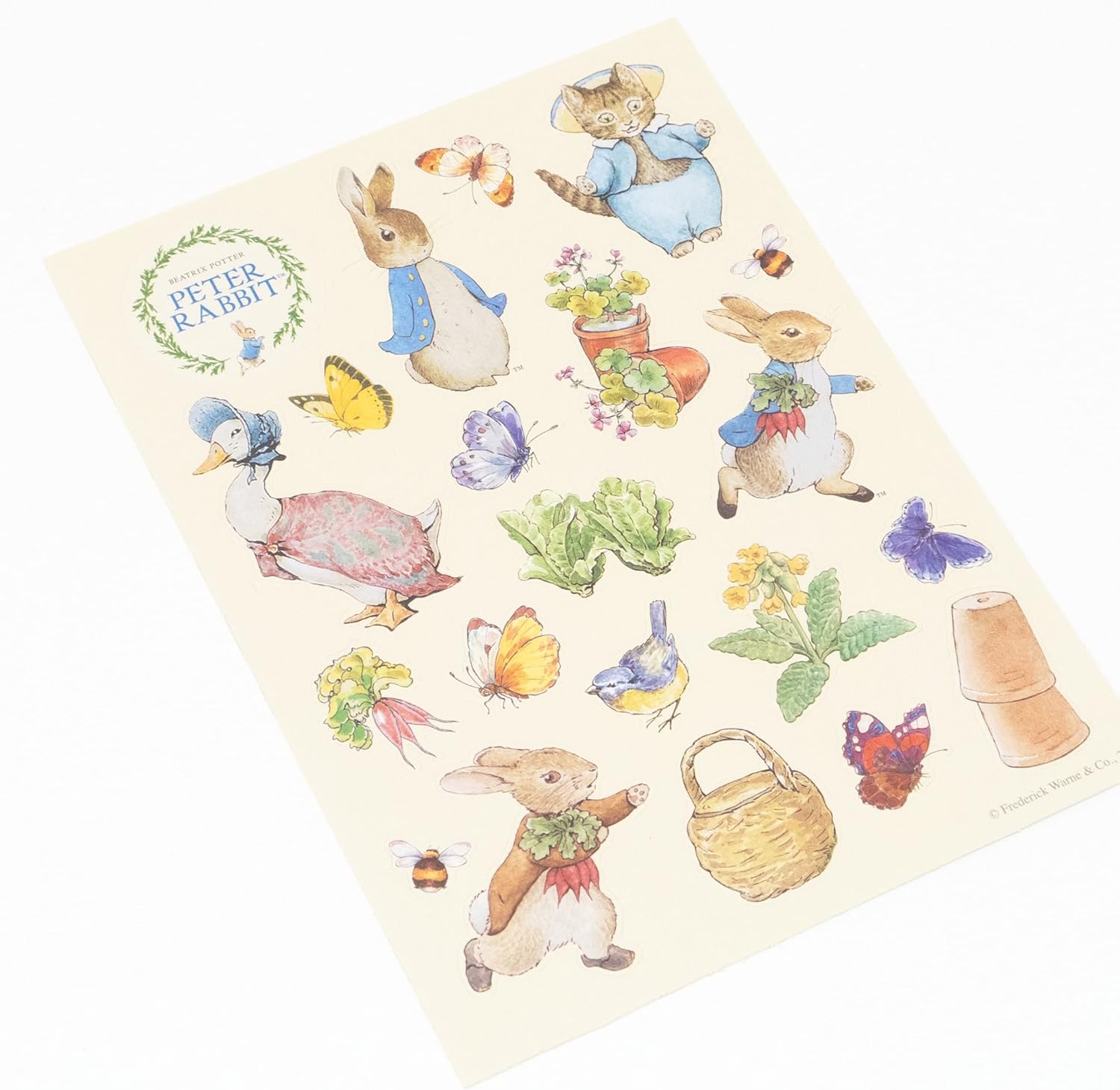 Meri Meri Stickers 1 ark, Peter kanin