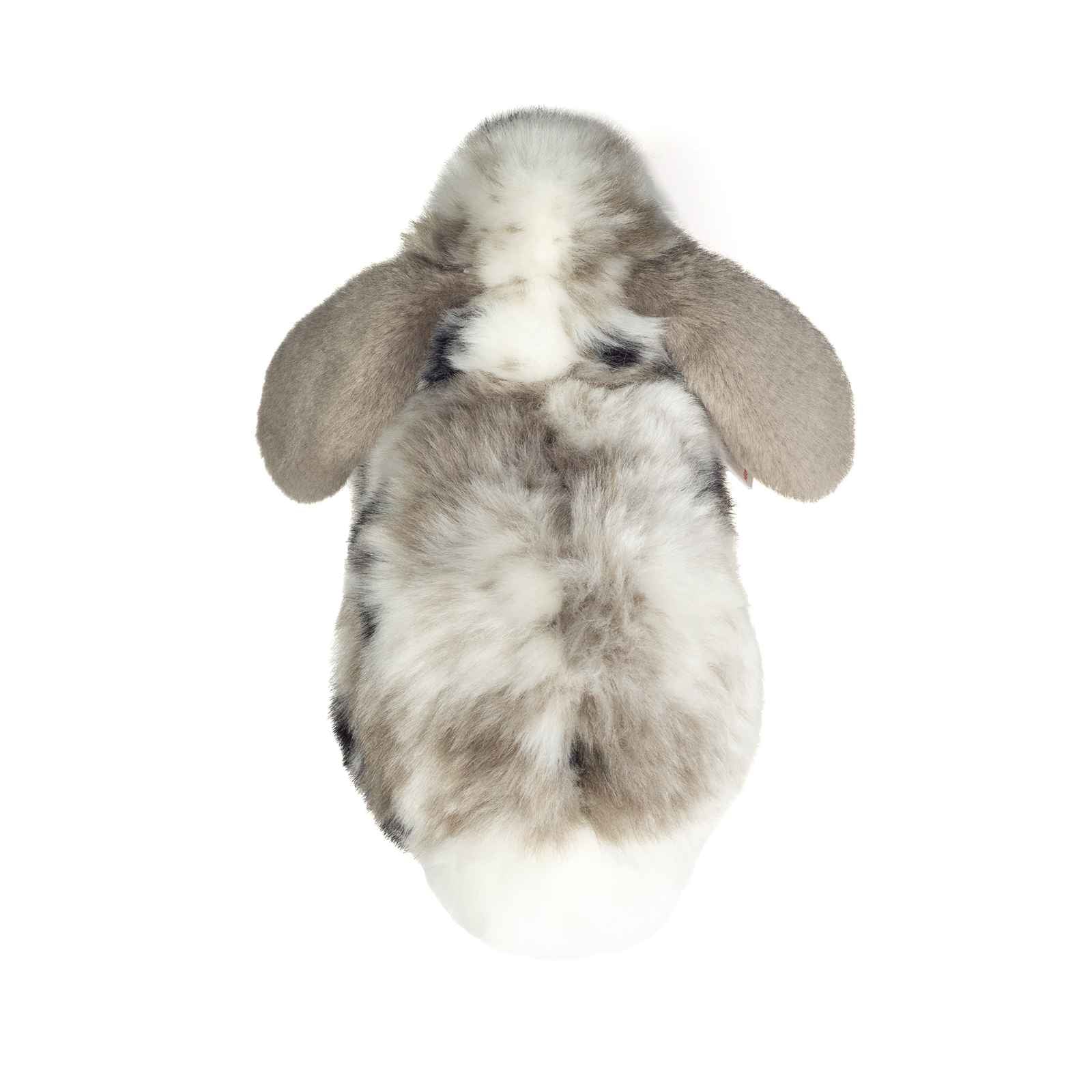 Teddy Hermann Liggende dværgvædder kanin grå/hvid 23 cm