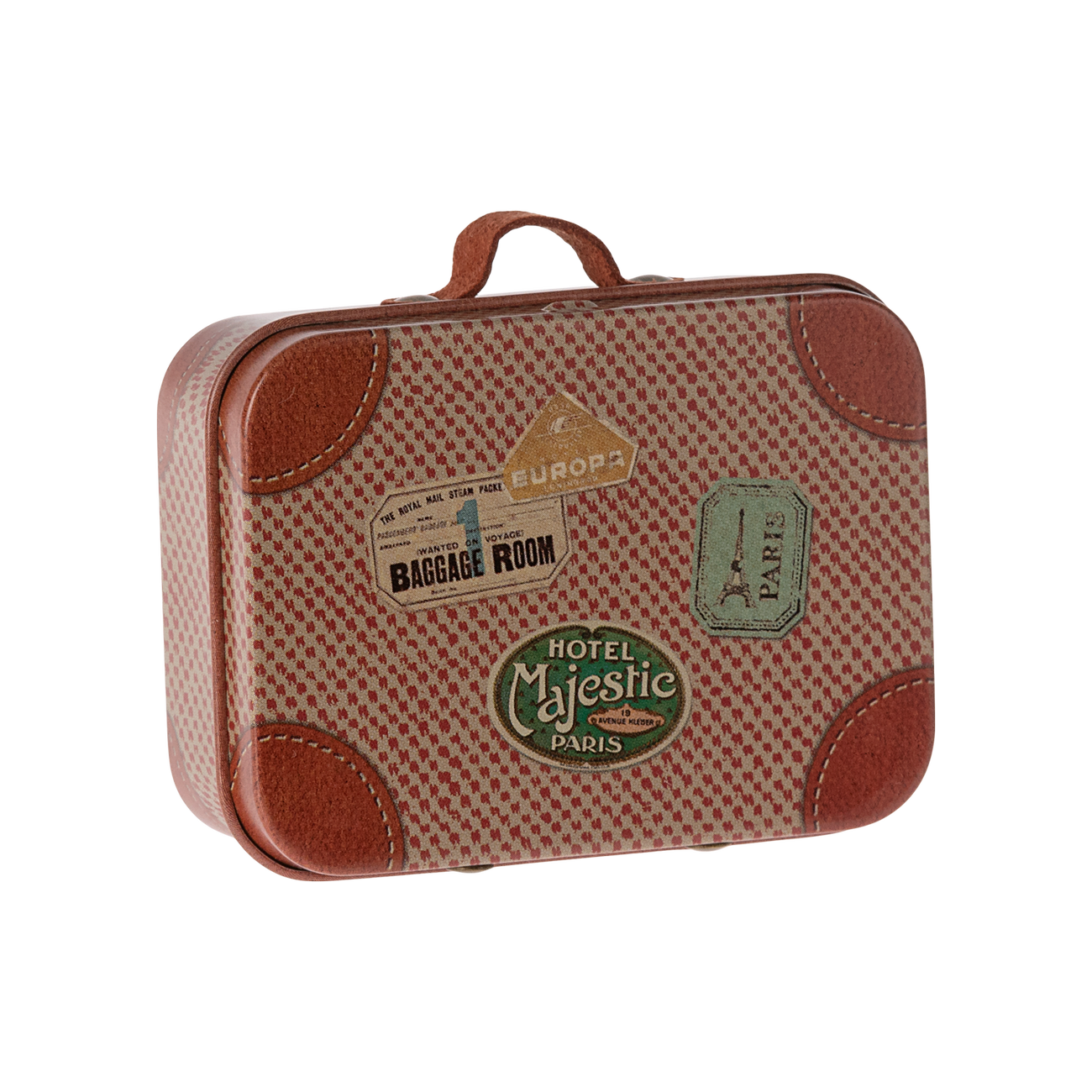 Maileg Mus, Kuffert rosa