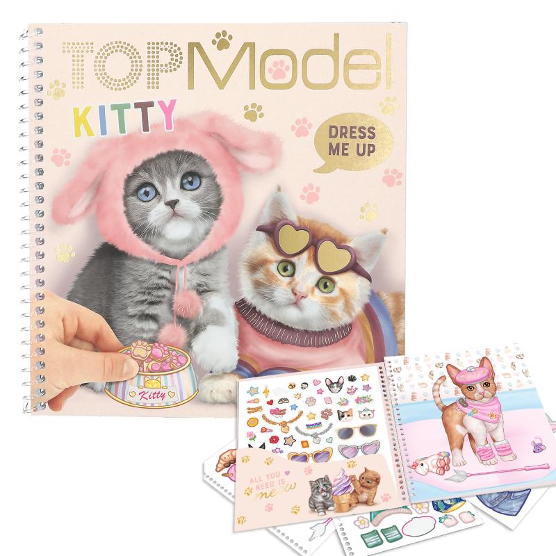 TOPModel Dress me up Stickerbog, Kitty