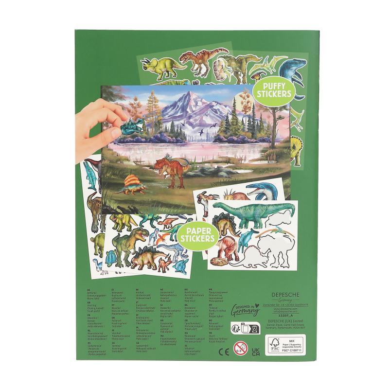 Dino World Stickerworld Puffy