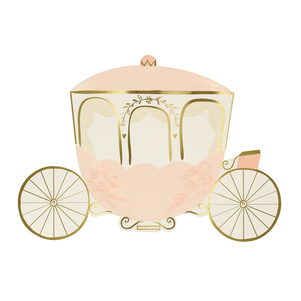 Meri Meri Paptallerkner silhuet, Princess Carriage