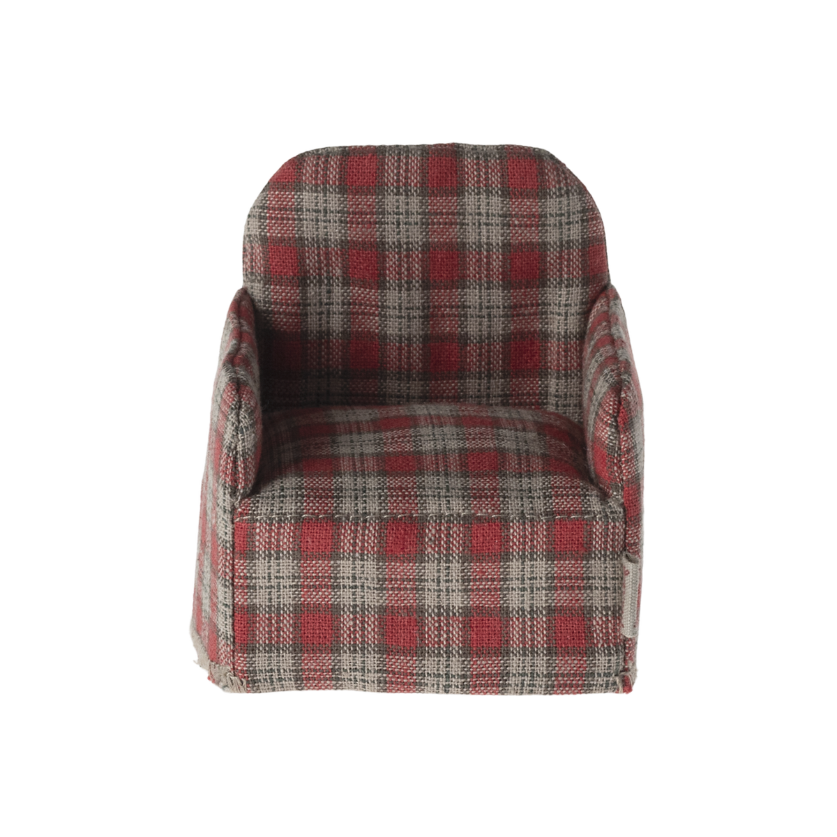 Maileg Mus, Lænestol rød tern