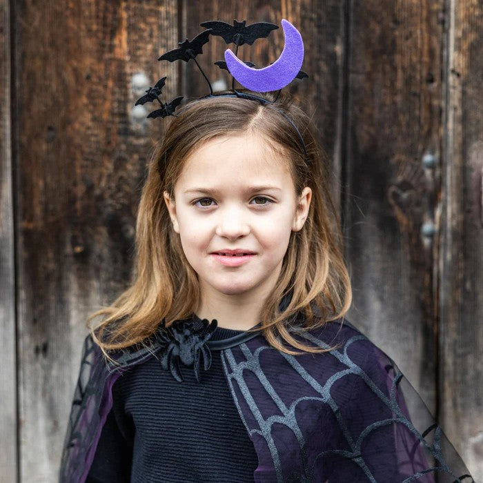 Great Pretenders Halloween hårbøjle med flagermus