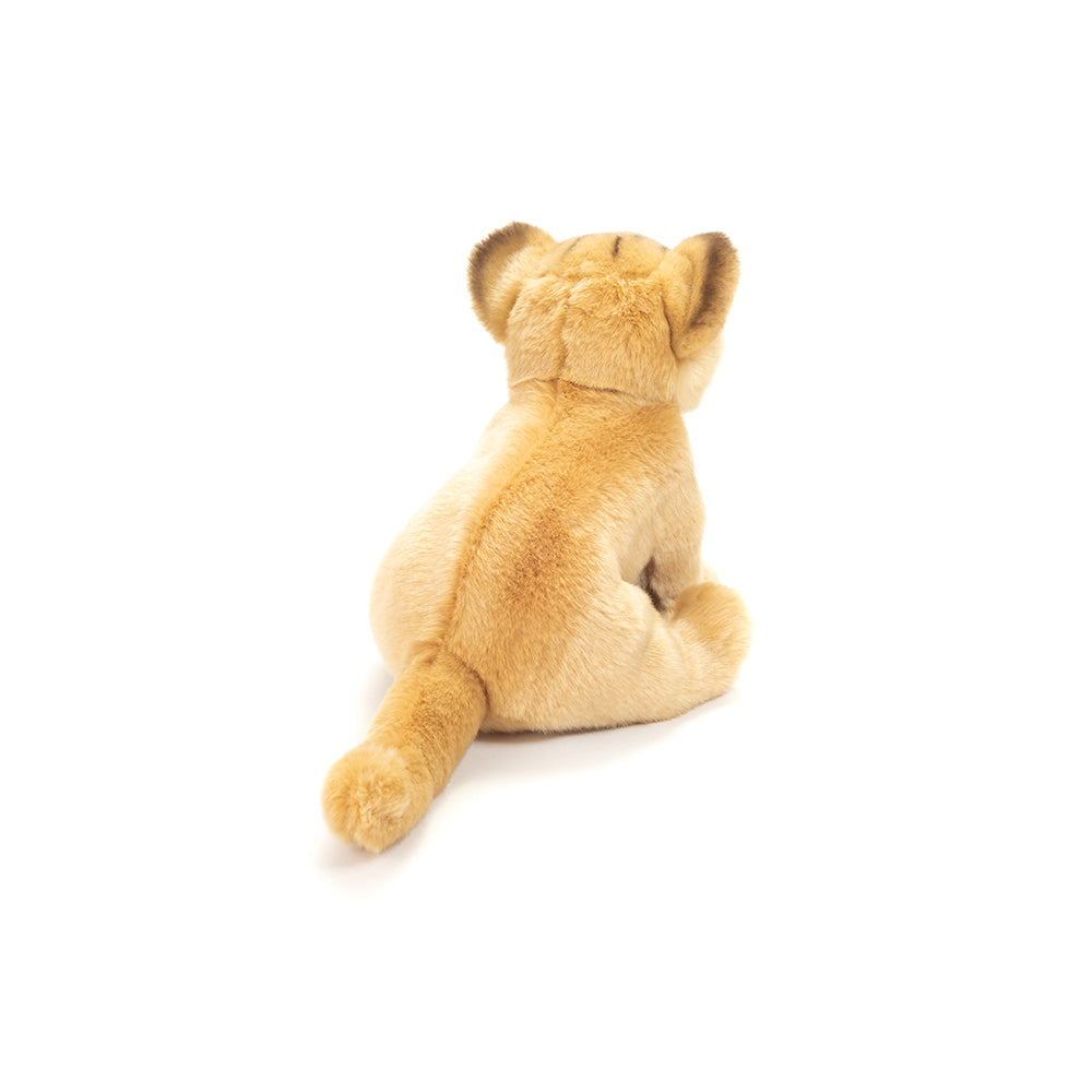 Teddy Hermann Siddende løveunge 27 cm