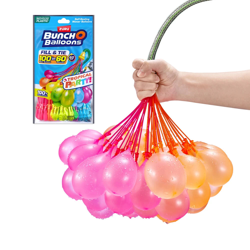 Bunch O Balloons vandballoner 100 stk. Tropical Party