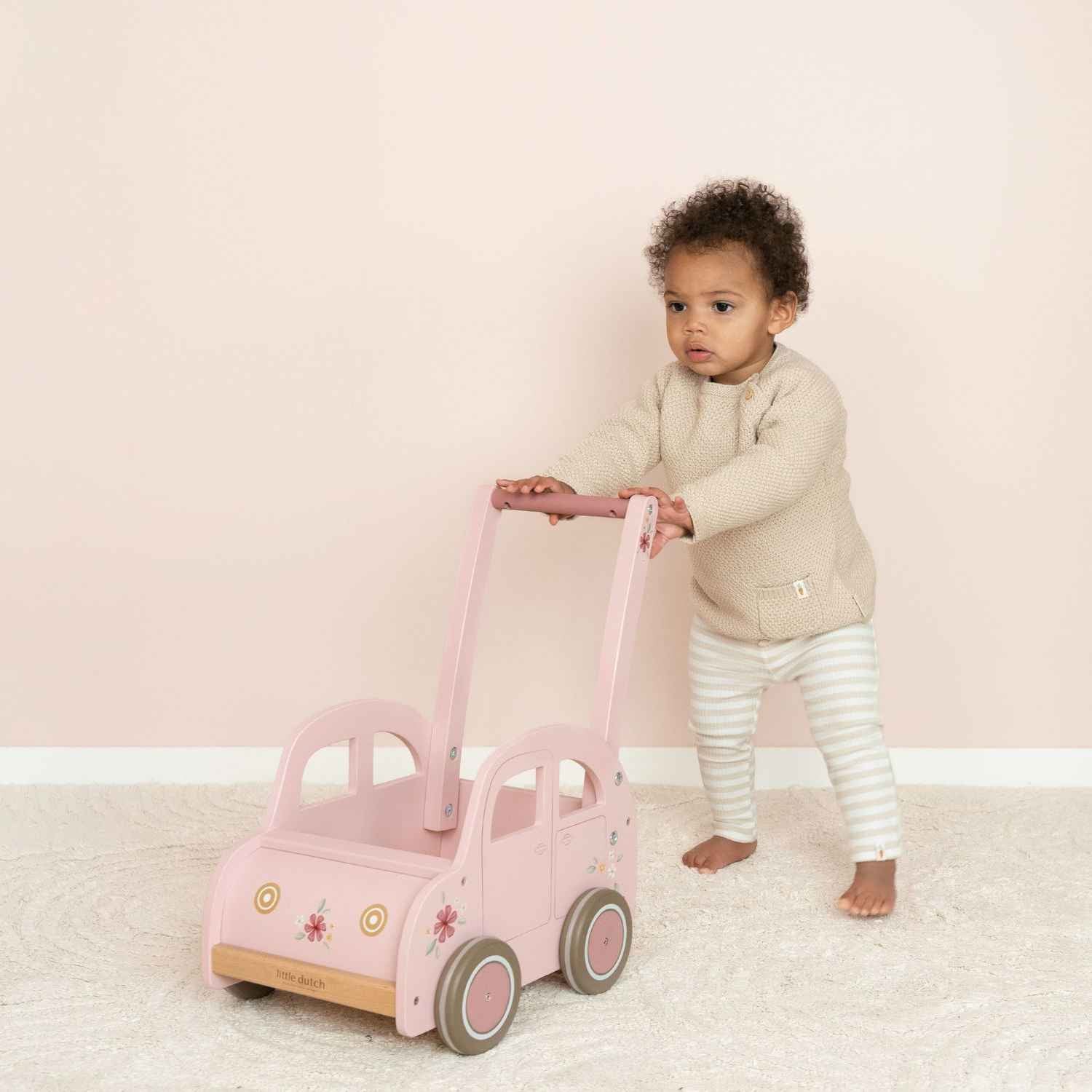 Little Dutch Gåvogn Baby Walker Pink