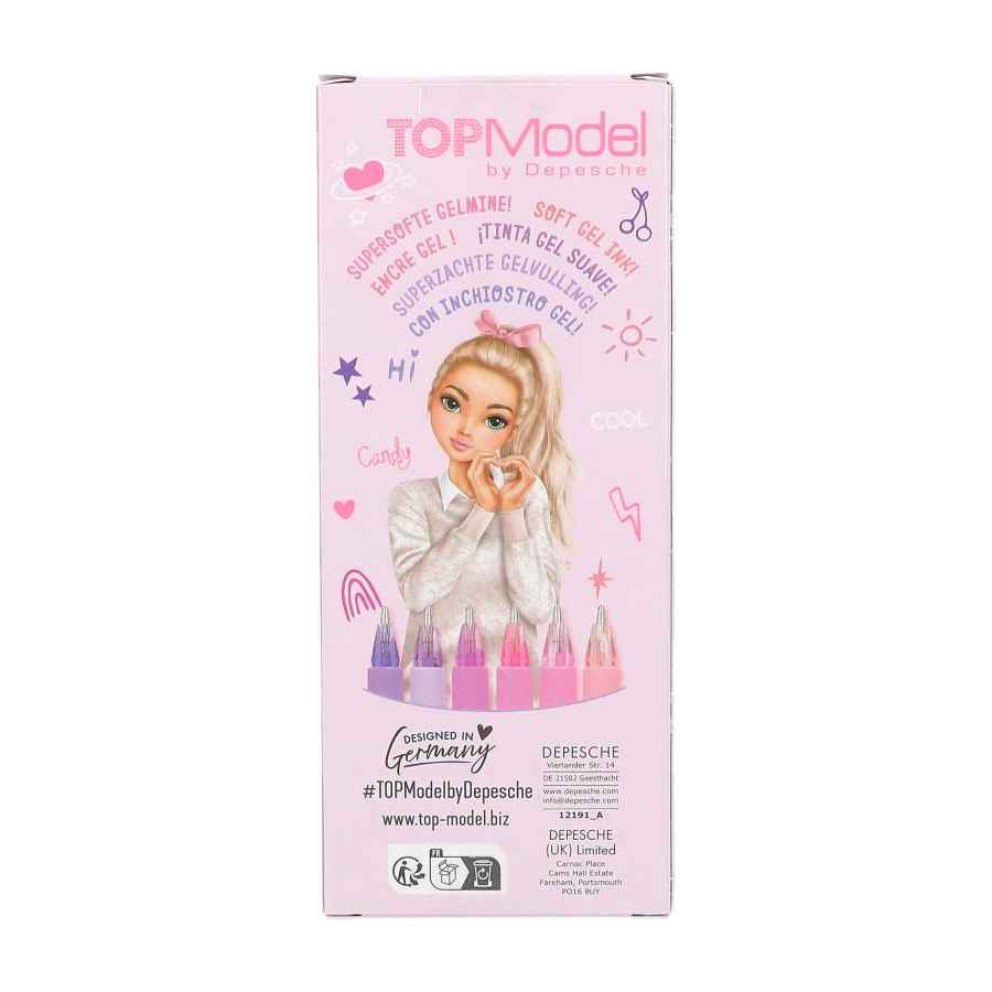 TOPModel Gelpennesæt 6 stk. Candy