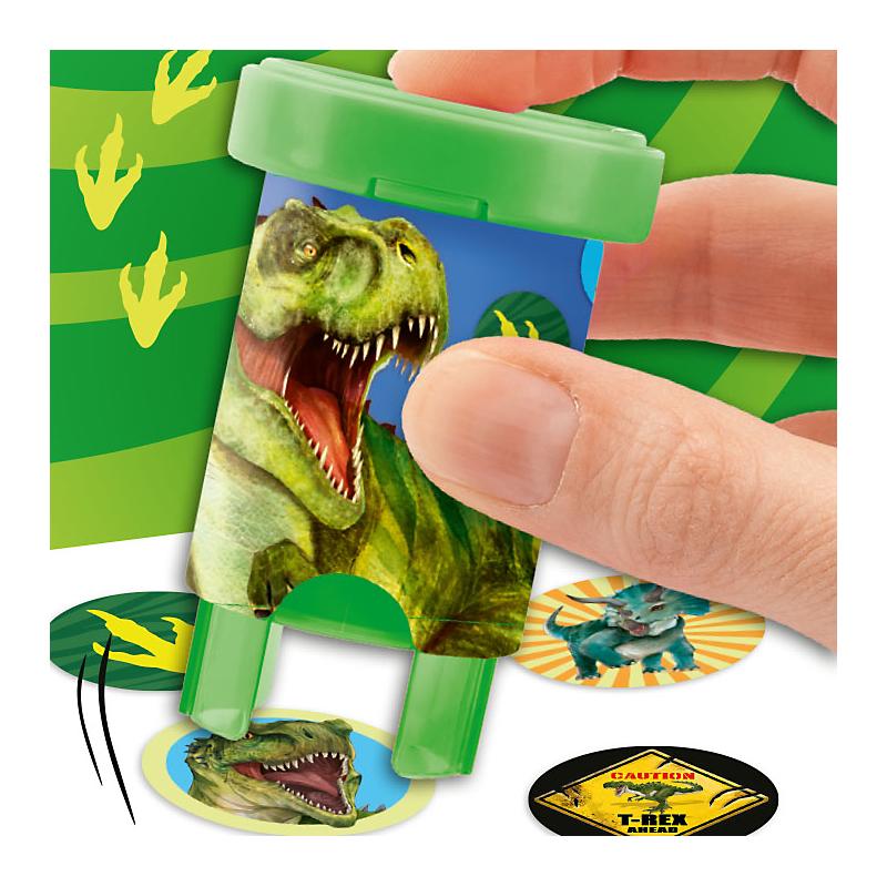 Dino World Klistermærkestempel