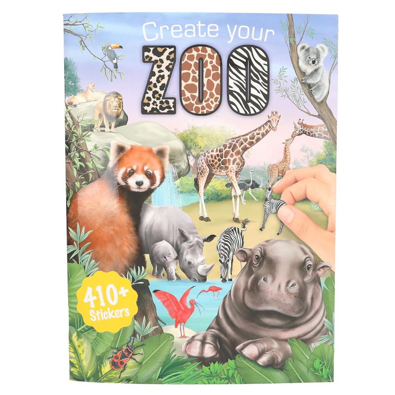 Create Your Zoo Stickersbog