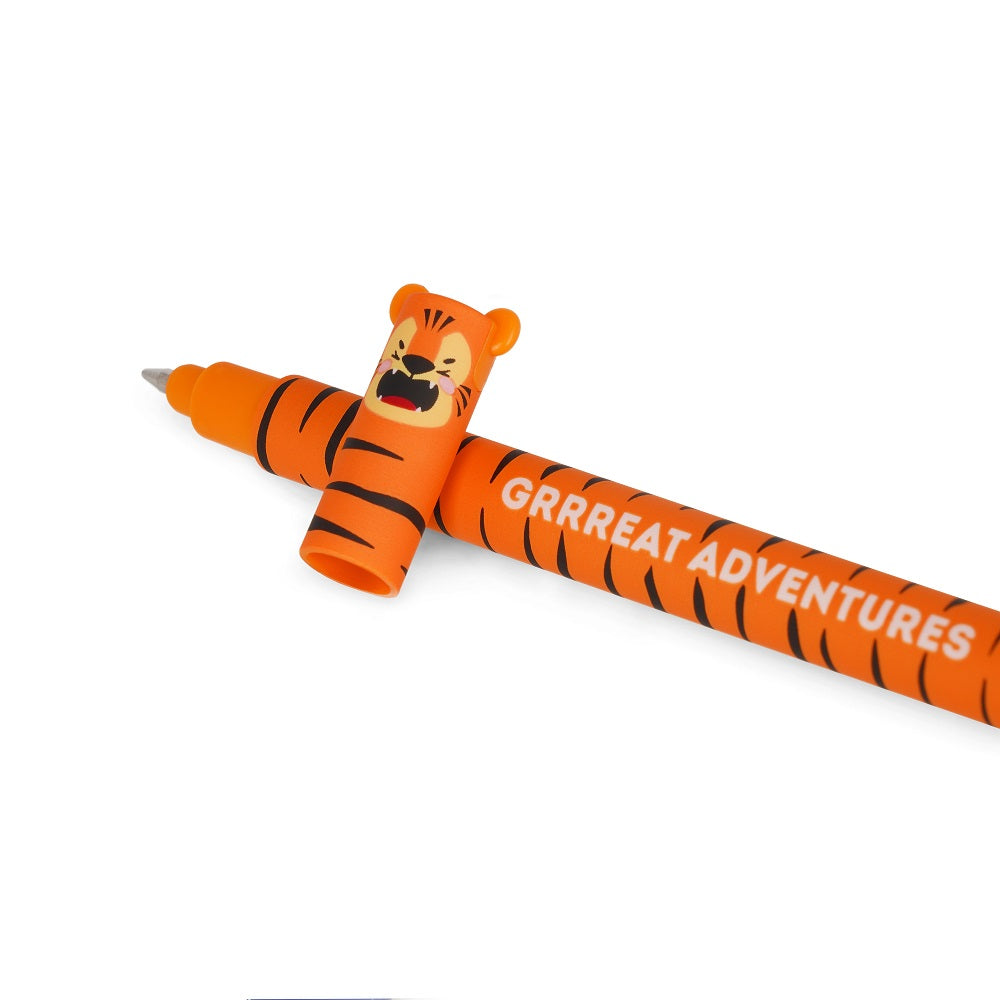 Legami Erasable Gelpen orange, Tiger