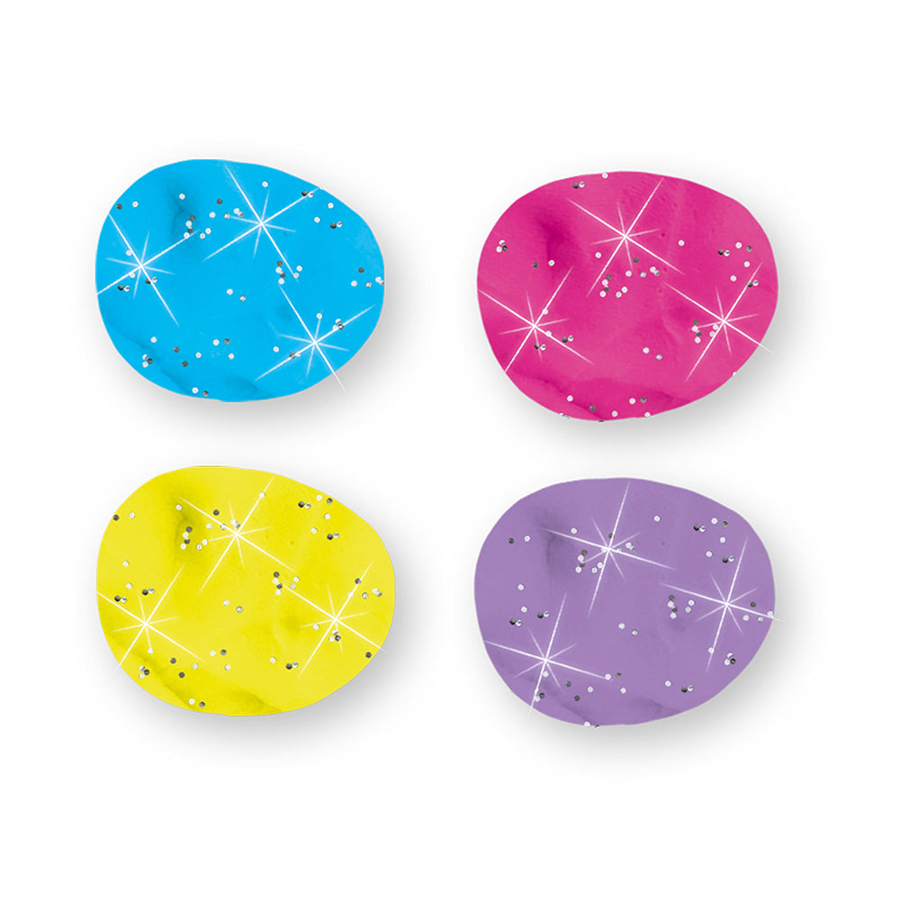 SES Creative Modellervoks silkeblød 4 stk. Glitter