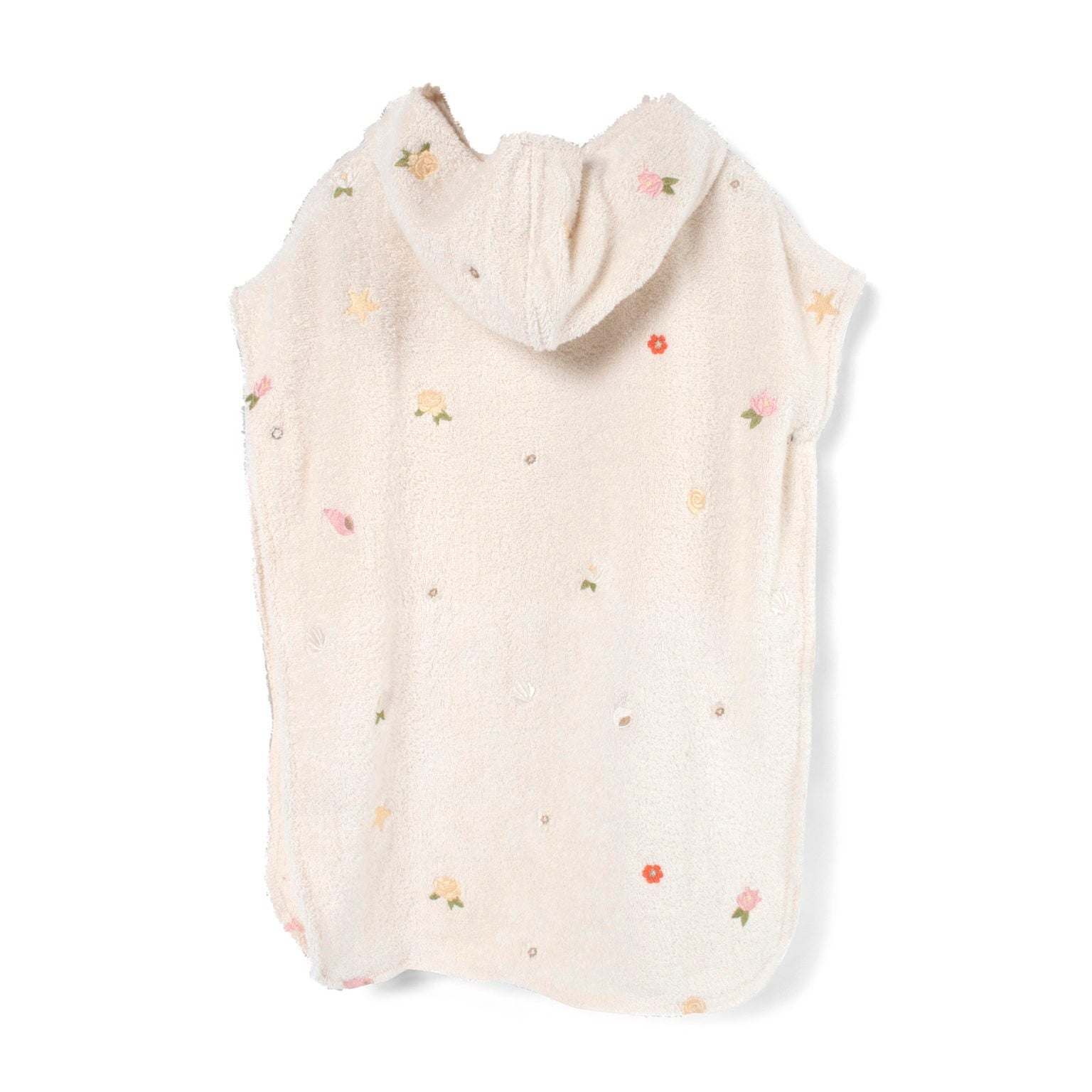 Filibabba Strandponcho med broderi, Ocean Blossom
