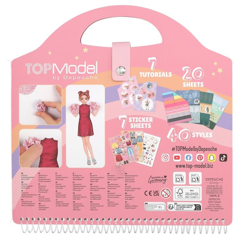 TOPModel Dress me up Collage bog