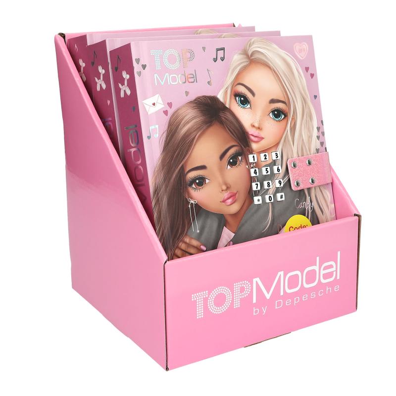 TOPModel Dagbog med kodelås og musik, My BFF