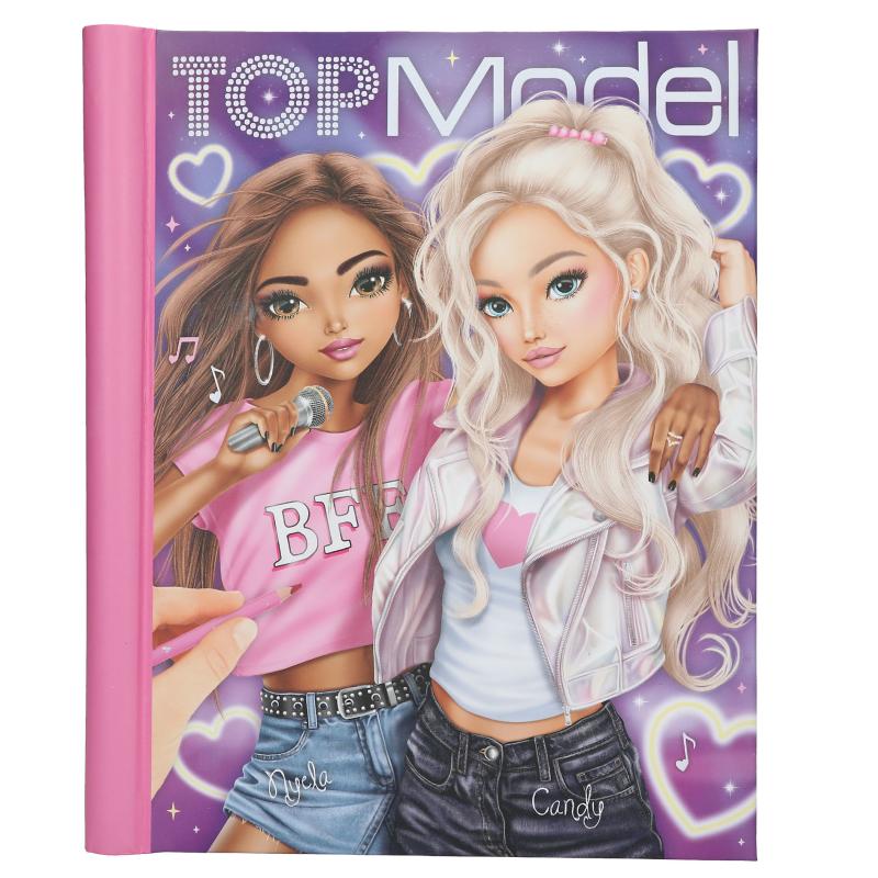 TOPModel Malebog med lys og lyd, My BFF
