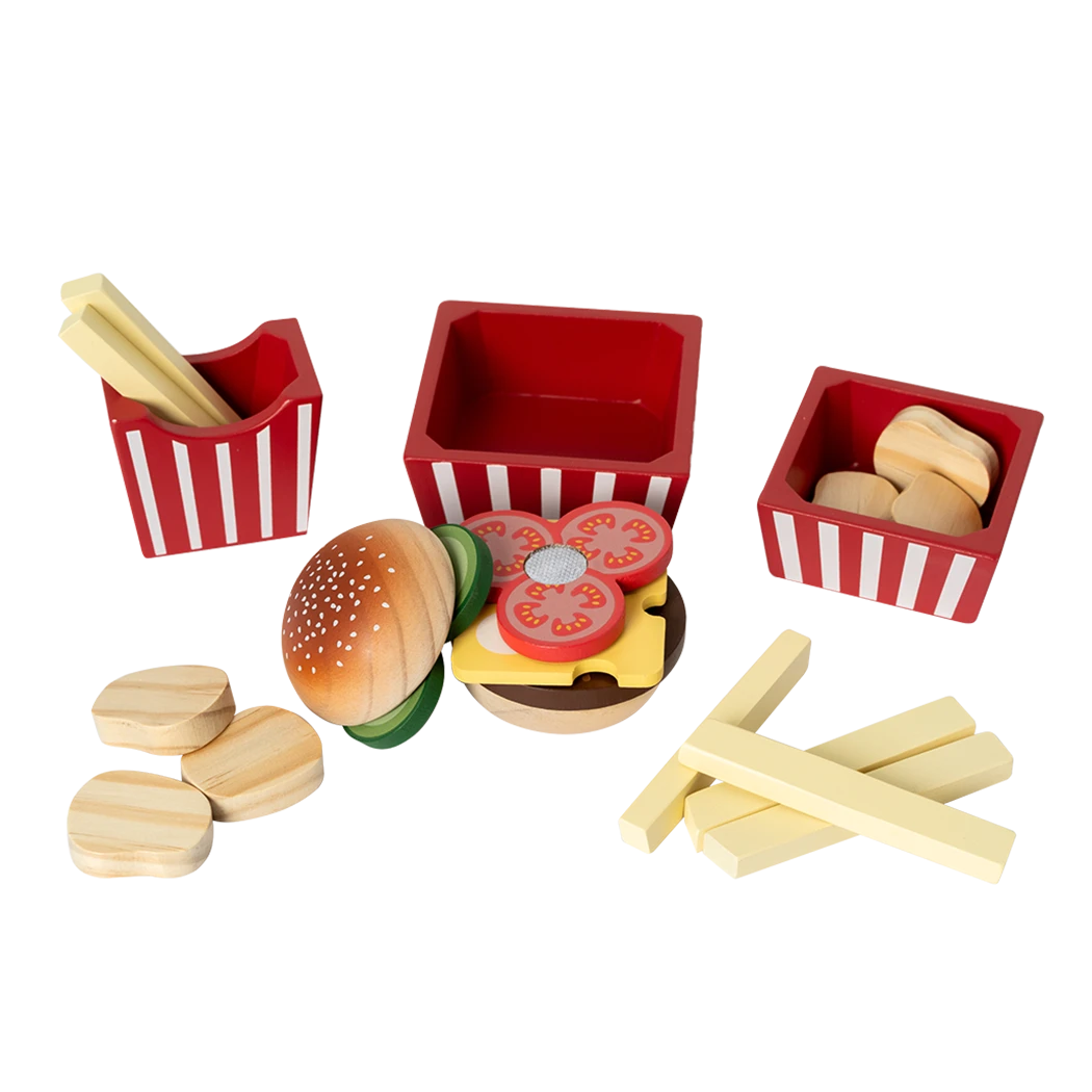 Mamamemo Legemad i træ, Burger Menu
