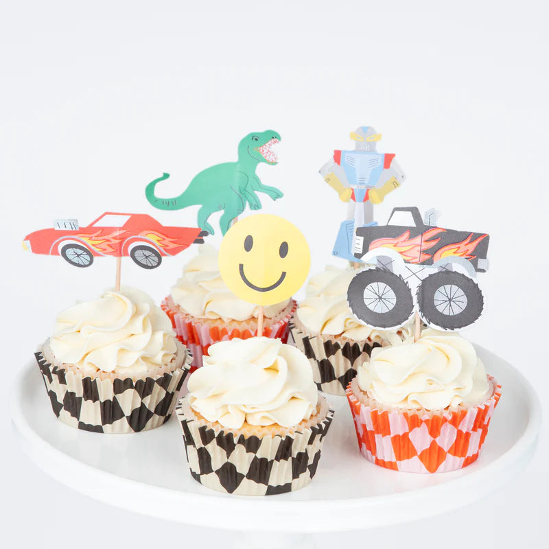 Meri Meri Cupcake Kit 24 stk. Monster Truck