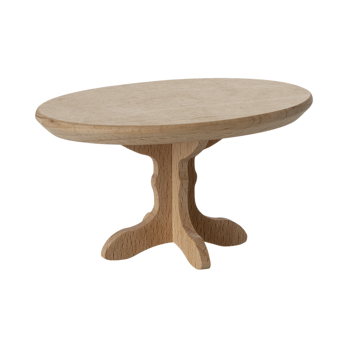 Maileg Mus, Ovalt Sofabord natur