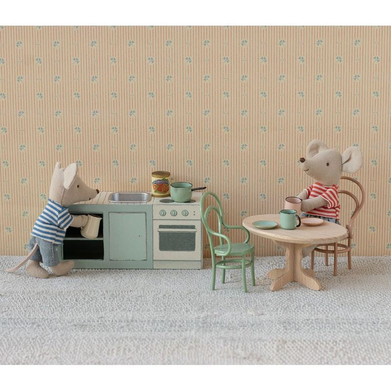 Maileg Mus, Vintage stol mint