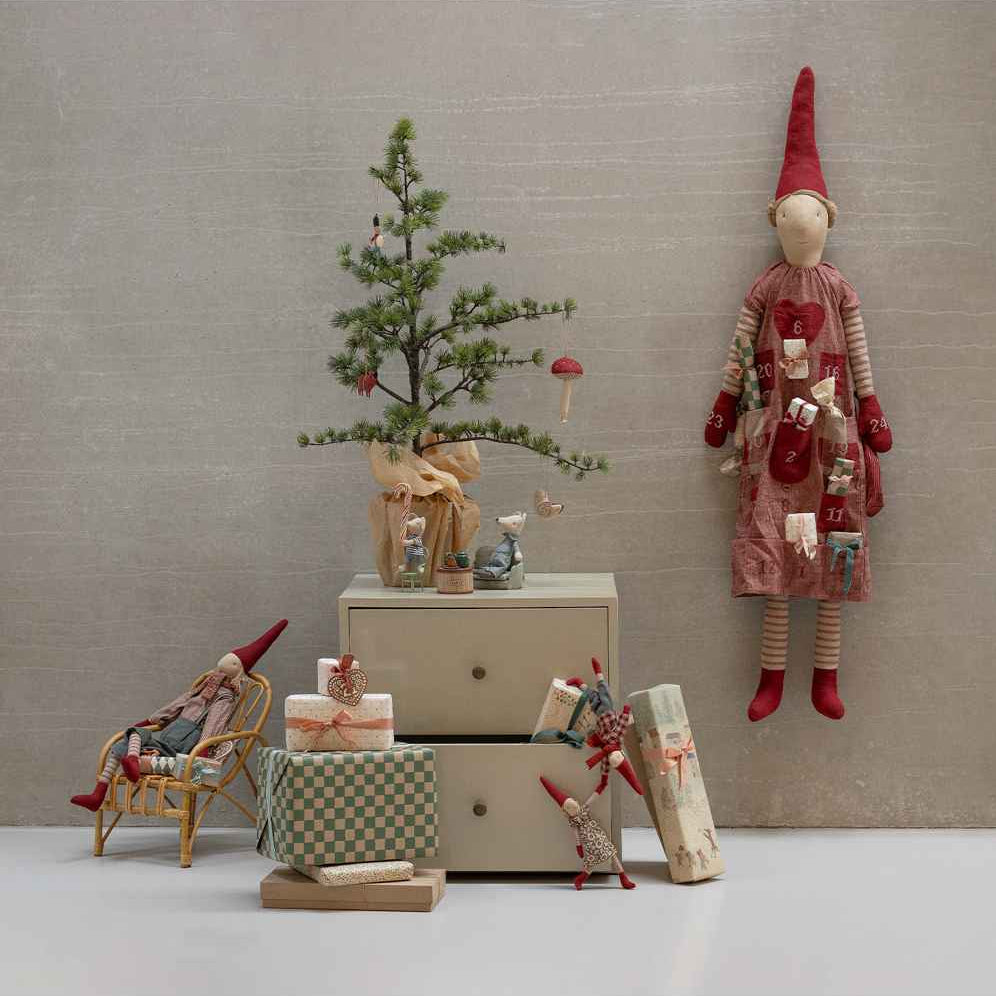 Maileg Nisse str. 4, Dreng skjorte og bukser