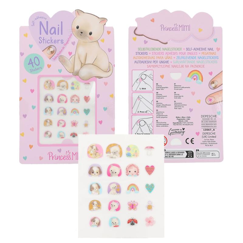 Princess Mimi Neglestickers ass. 1 pk.