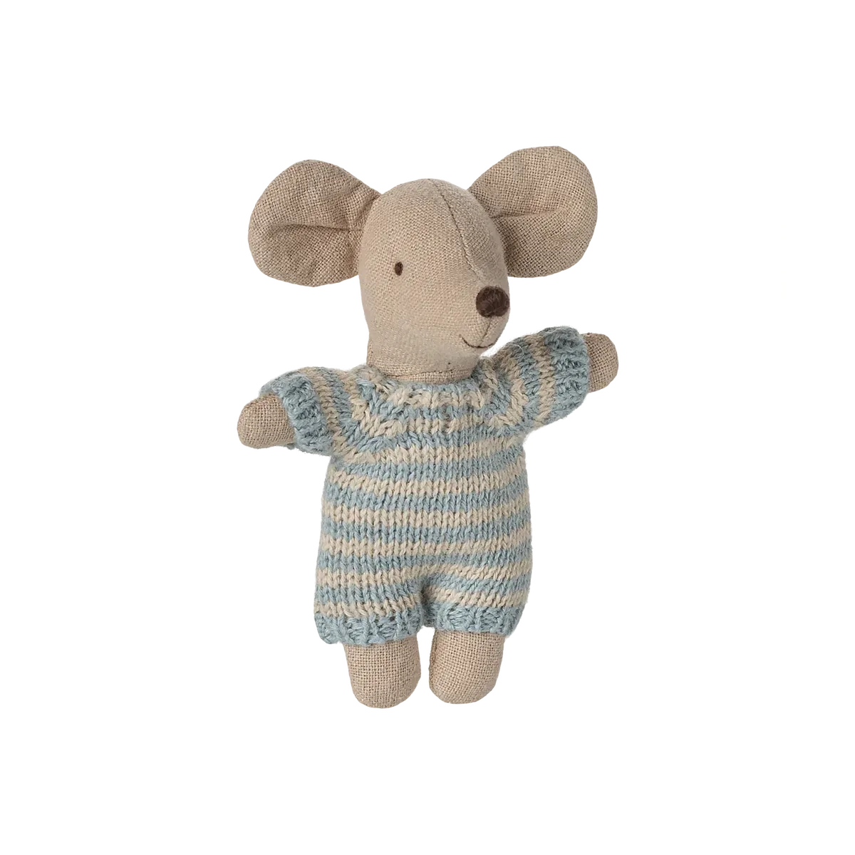 Maileg Babymus i babylift, Blå