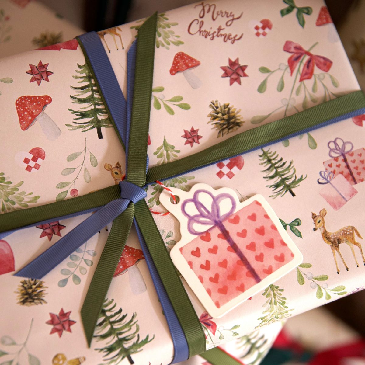 All By Voss Gavepapir 5 m, Mistletoe