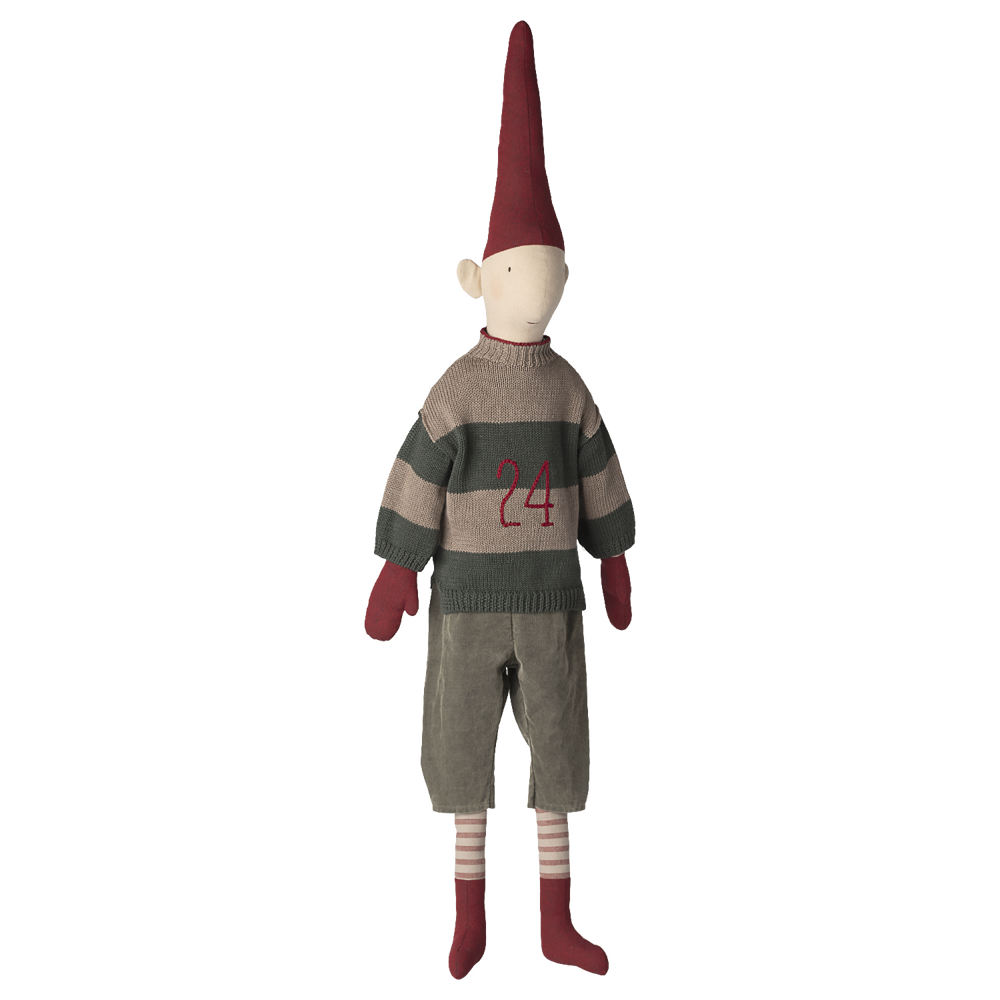 Maileg Nisse str. 6, Dreng strikket sweater