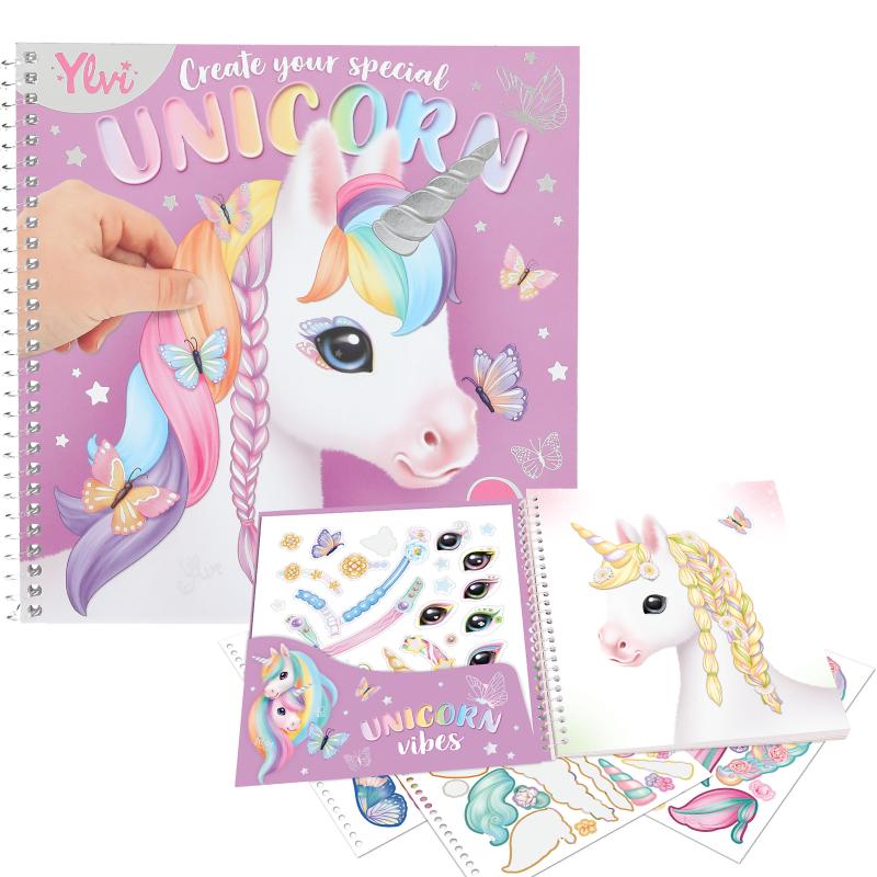 Ylvi Create Your Special Unicorn Stickerbog