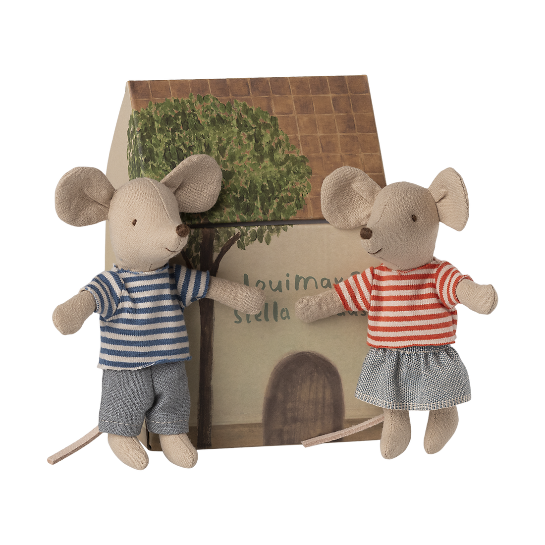 Maileg LouiMax og Stella, Lillebror og lillesøster mus