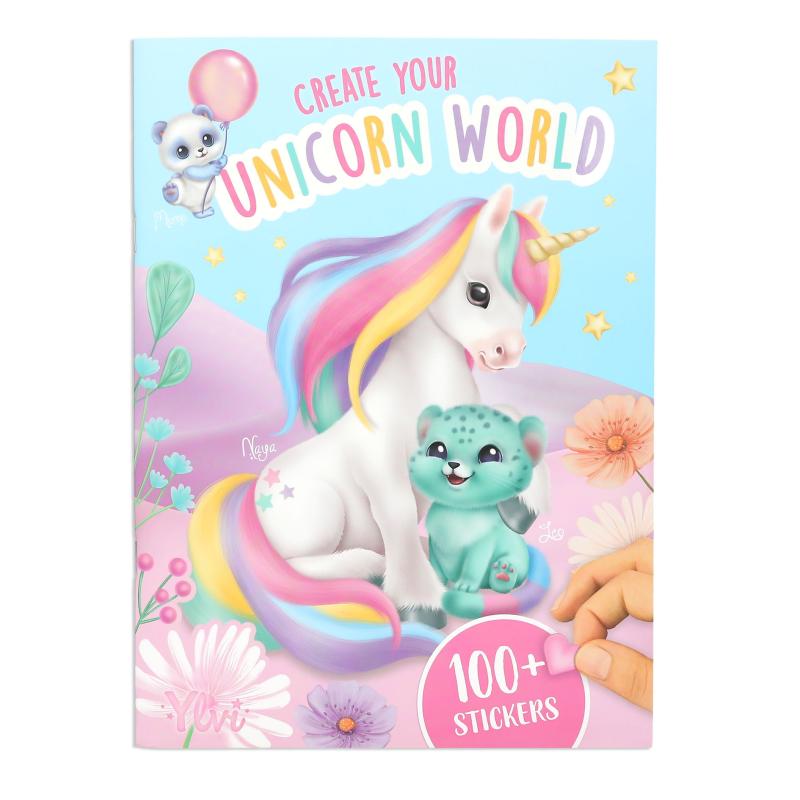 Ylvi Unicorn World Stickersbog