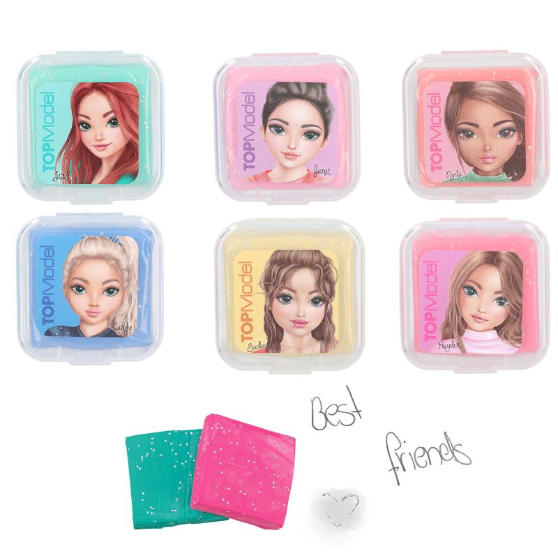 TOPModel Formbart viskelæder ass. 1 stk. Glitter neon