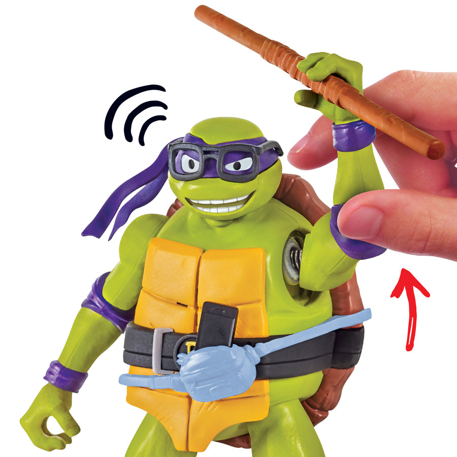 Turtles Mutant Mayhem Power Sounds 14 cm ass. 1 stk.