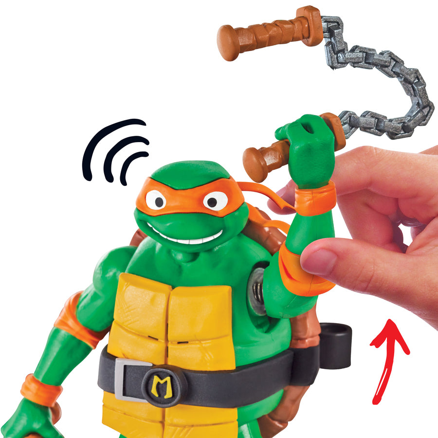 Turtles Mutant Mayhem Power Sounds 14 cm ass. 1 stk.