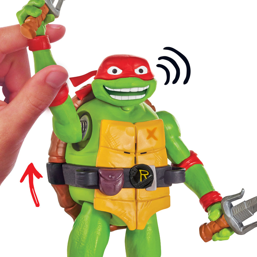Turtles Mutant Mayhem Power Sounds 14 cm ass. 1 stk.