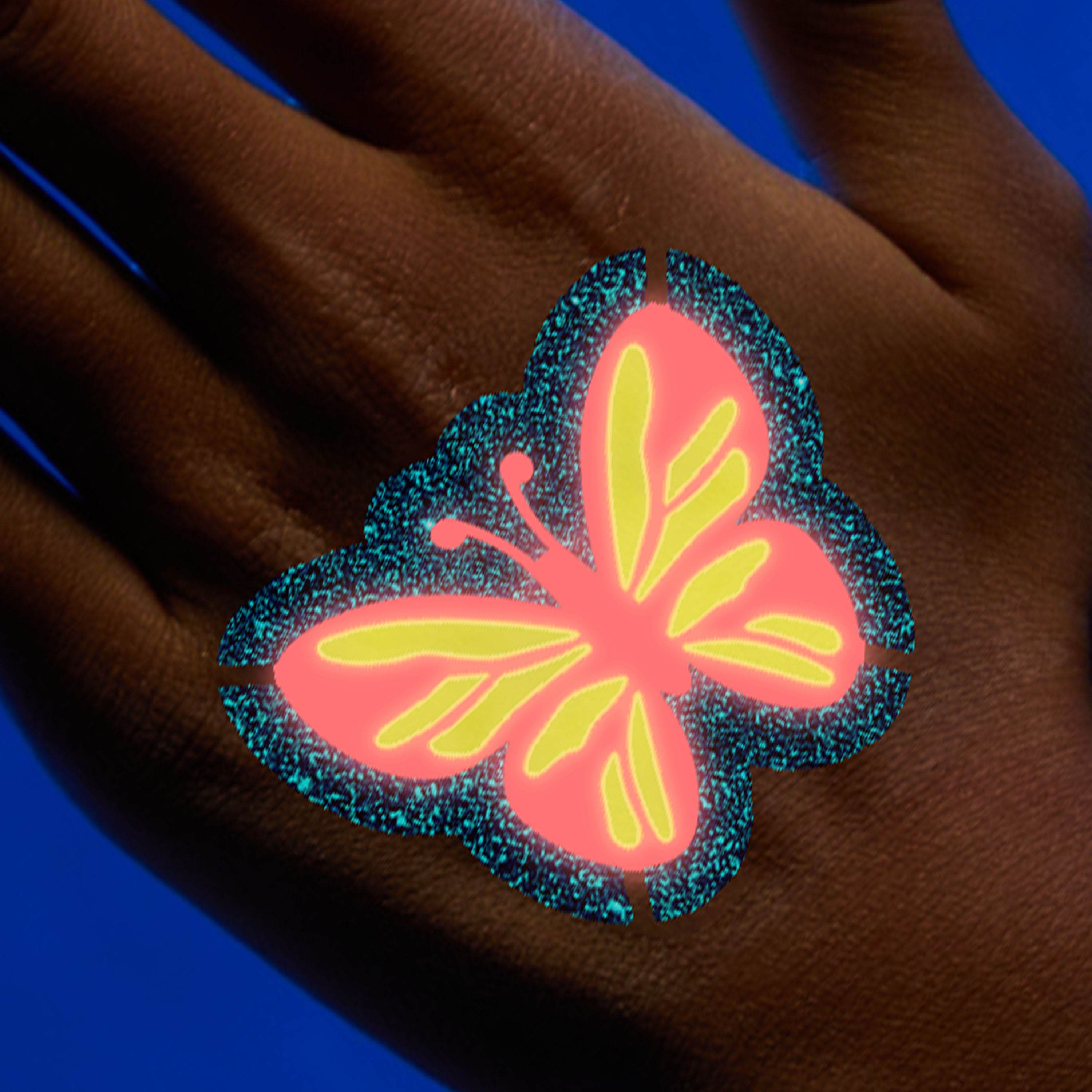 FabLab Glow in the dark -Glitter Tattoos
