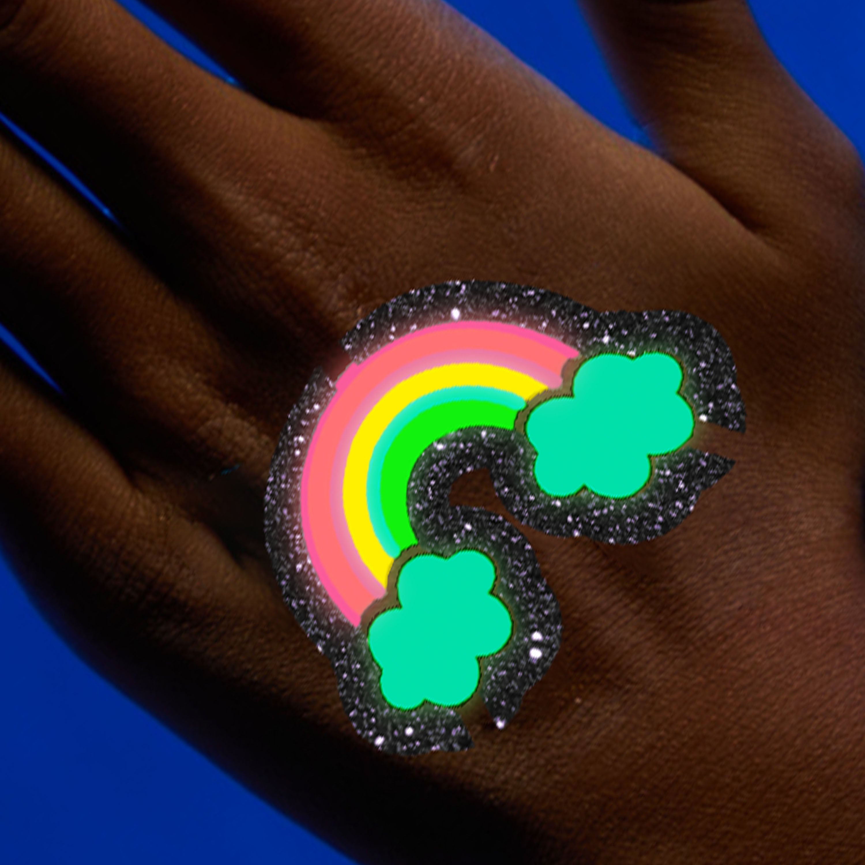 FabLab Glow in the dark -Glitter Tattoos