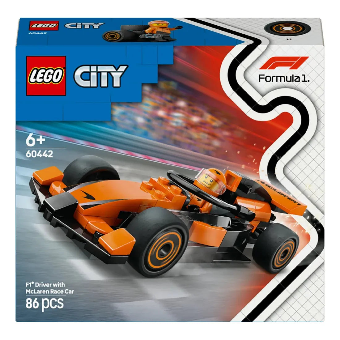 60442 LEGO City F1®-kører med McLaren-racerbil
