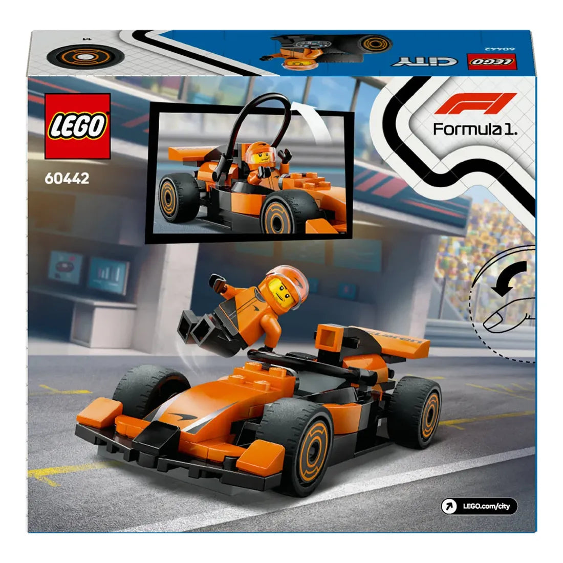 60442 LEGO City F1®-kører med McLaren-racerbil