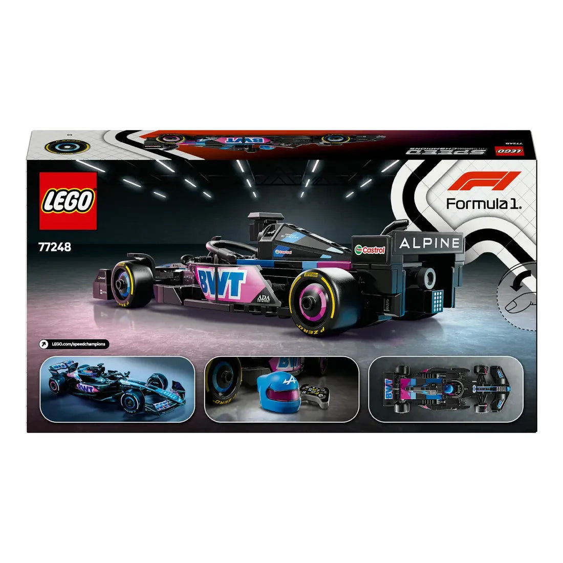 77248 LEGO Speed Champions BWT Alpine F1® Team A524-racerbil