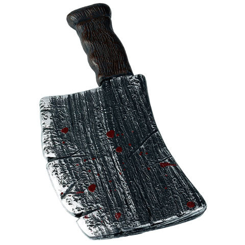 Halloween Kødkniv med blod 33 cm